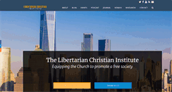 Desktop Screenshot of libertarianchristians.com